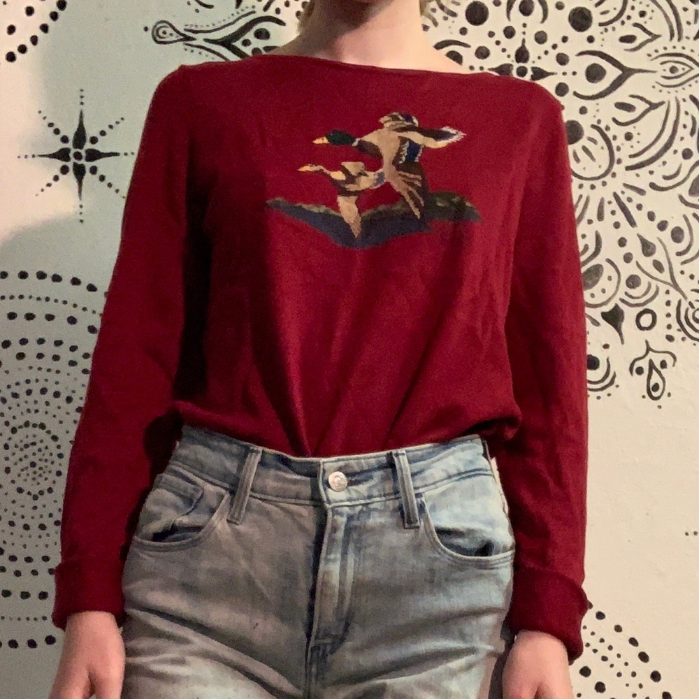 Vintage Ralph Lauren Duck Sweater